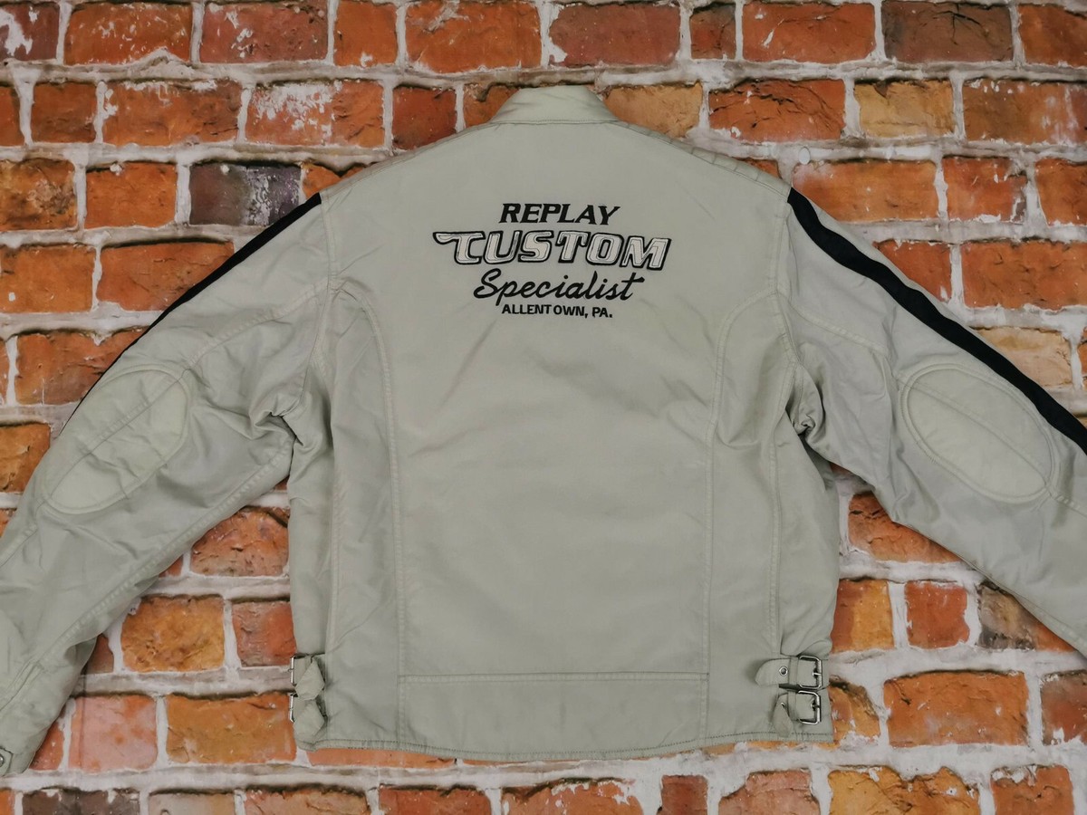 Replay Motorrad Jeansjacke Herren REPLAY VINTAGE BIKER JACKE