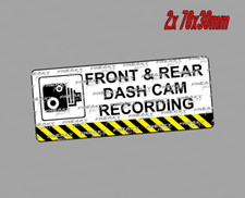 Dash Cam Aufkleber Warnung Kamera Videoaufnahme Sticker Auto Geschenkidee