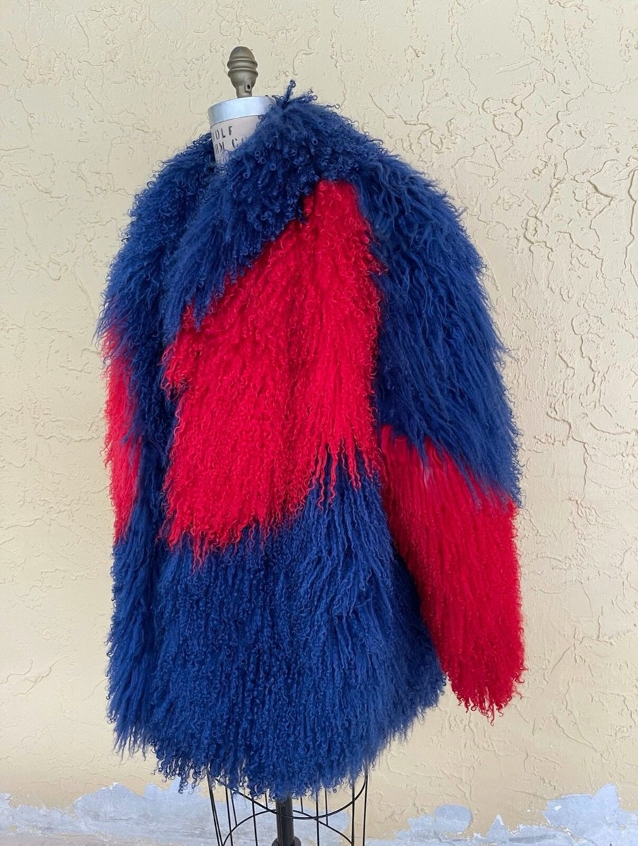 ジャケット・アウター HAND-PAINTED RECYCLE FUR JACKET s-l1200.jpg