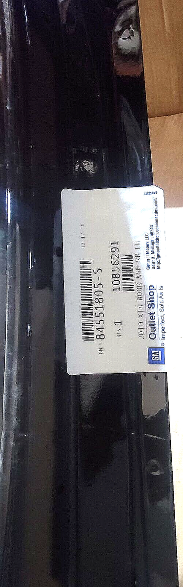 2019 - 2023 Cadillac XT4 LEFT Driver Rear Door SHELL OEM-SURPLUS