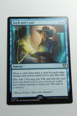MTG Lock and Load x1- -Outlaws Thunder Junction Cmdr-Near Mint