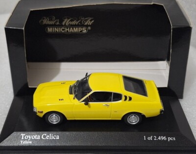 Toyota Celica Liftback 1975 Yellow 1:43 Minichamps 400166470