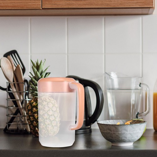 Plastic Cold Water Bottle Juice Pitcher with Lids for Fridge Pitchers Drinking - Picture 2 of 12