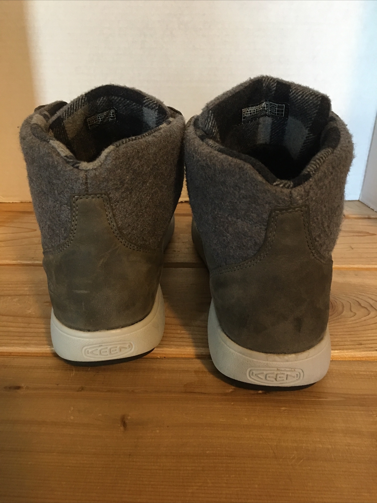 Scarpe KEEN donna 10 Elena scarpe medie grigio pelle stringate casual 1022034