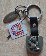Depesche KEYRING, Metal, Leather Strap, Name Initial Letter "U", New