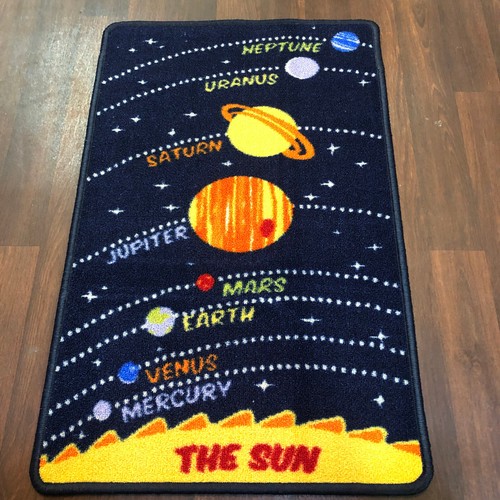 .50x80CM KIDS SPACE MAT WASHABLE TOP QUALITY NON SLIP SMALL MATS HOME/SCHOOL - Picture 2 of 4