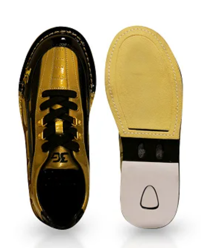 3G Belmo Tour S Gold/Black Right Handed Mens Bowling Shoes Size 12 US - Imagen 3 de 4