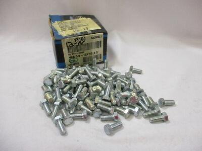 *NEW* (BOX OF 100) FASTENAL 13104 HEX CAP SCREW 3/8-16 x 7/8