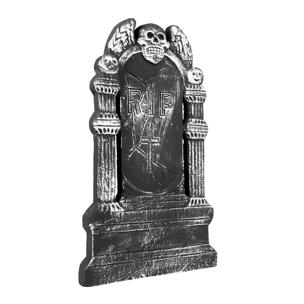 Flying Skull Tombstone Halloween Decoration