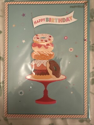 Papyrus Stacked Donut Happy Birthday Card