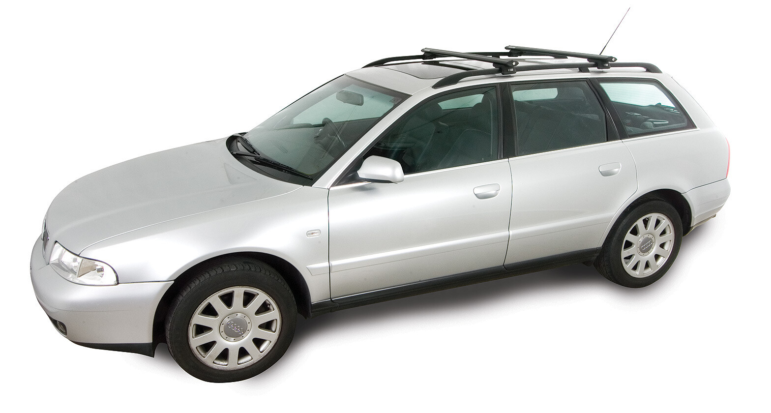 Rhino Vortex RX Black 2 Bar Roof Rack for SUZUKI Baleno 4dr Wagon (Roof