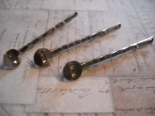 Blank Bobby Pins Settings Antiqued Silver Hair Accessory Supplies 10pcs