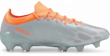 Puma ULTRA 2.4 FG AG Mens Soccer Cleats Shoes Diamond Silver Size 11.5 106698-01