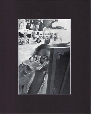 8X10'' Matted Art Picture Print Surrealism Salvador Dali: Impressions of Africa