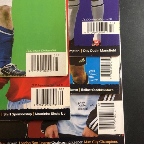 5 x WSC When Saturday Comes Football Magazines 2004 / 2006 Bundle Job Lot - Picture 7 of 8