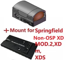 ADE ARES RD3-028 Shake Awake Red Dot +mount Springfield XD,MOD.2,XDm,XDS Gun