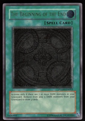 The Beginning of the End (UTR) PTDN-EN053 Ultimate Rare TWED