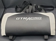 GT Racing Gaming Chair Cushion Pillow Head Rest Black & White