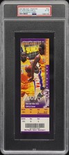2002 NBA Western Conference Finals PHANTOM Ticket LAKERS KOBE BRYANT SHAQ PSA 6