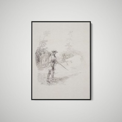 Charles Marion Russell - The Duel - Art Print on Paper or Canvas