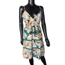 WOMENS JUNIORS PINK APPLE 100% COTTON SUMMER DRESS - SIZE MEDIUM M -