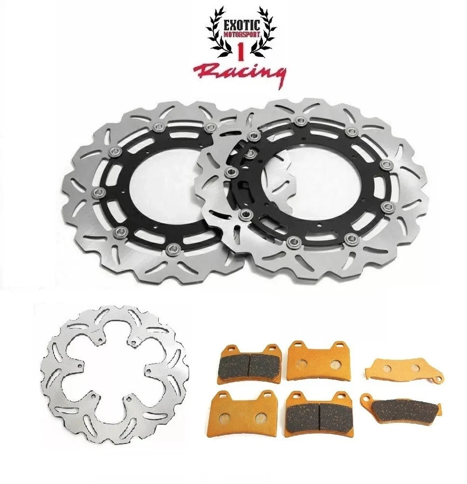 Rotores y pastillas de disco de freno delantero trasero KTM Adv 1090 1190 Super Adventure 1290 Foto 2 de 4