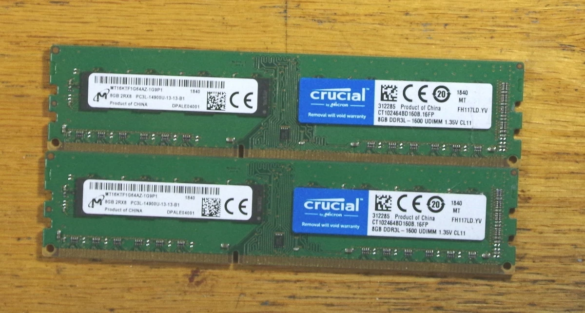 Preços baixos em Micron DDR3 SDRAM Memória (RAM) para Computador