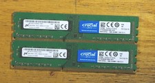 TWO - Micron 8GB PC3L-14900U Desktop Memory - Crucial MT16KTF1G64AZ-1G6P1