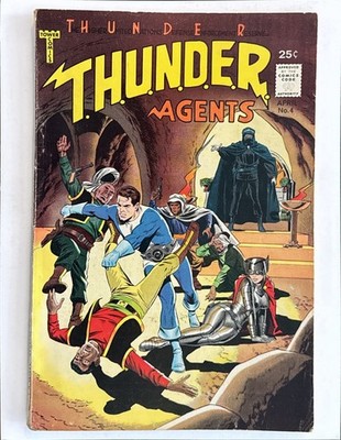 T.H.U.N.D.E.R. Agents #4 * FN-VF 7 * PRESSED * Free ship on 2 items