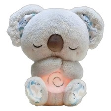 Koala Plush Sleep Aid Soft Glow Night Light Breathing Music Comfort Toy