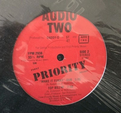 Audio Two-Make It Funky/Top Billin' (12'') 