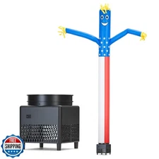 Mkevi 6ft Sky Air Puppet Dancer Inflatable Waving Tube Man with L