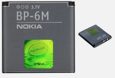 BATTERIA ORIGINALE per NOKIA N73 N93 9300 6280 6288 PILA 1070MaH BP-6M