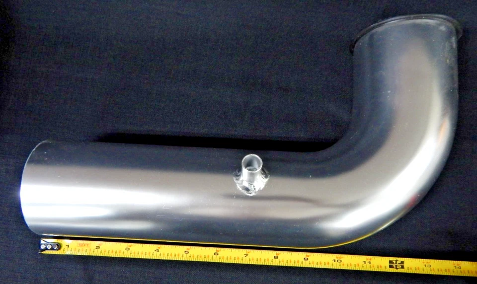 3" OD Aluminum Cold Air Intake Plumbing Tube 76mm CAI Pipe Tubing 14" - Image 2 of 4