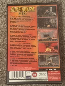 Duke Nukem 3D Sega Saturn Game, Vintage Game, Compact Disc.