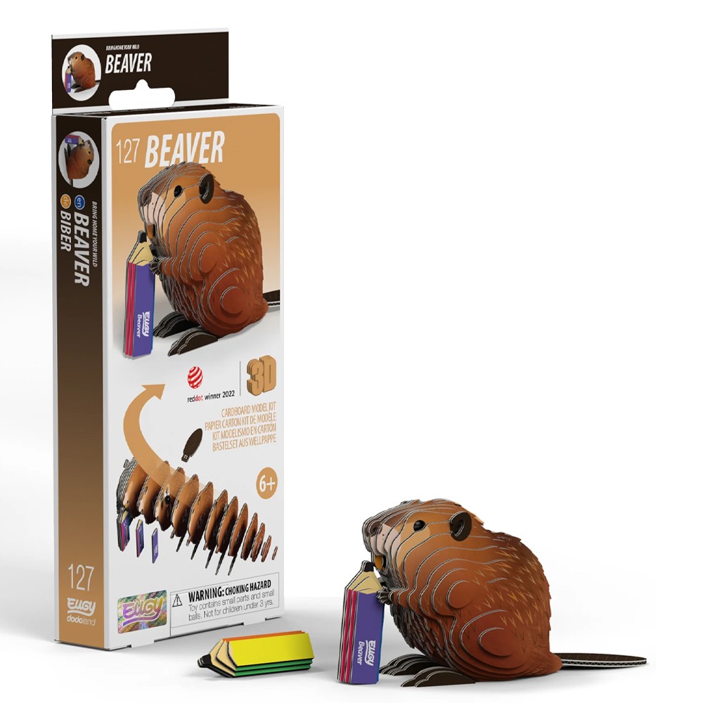 EUGY Beaver 3D Model - Image 4