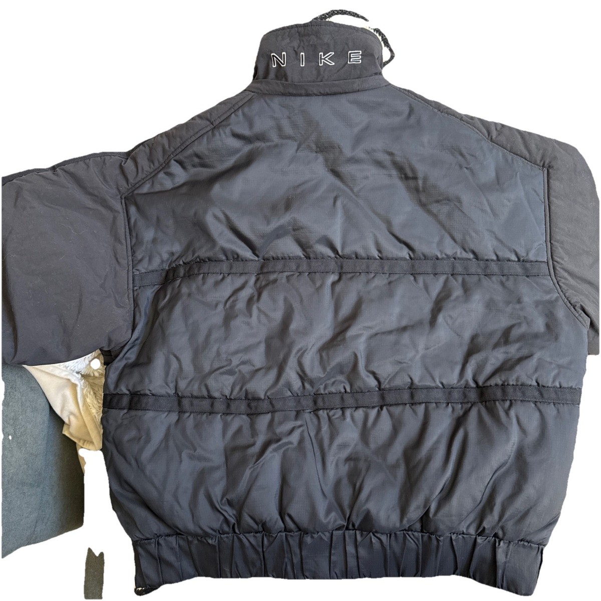ジャケット・アウター 00s NIKE puffer jacket vest y2k Vintage Nike Down Puffer Jacket, Y2K, Early 00s Grey Tag