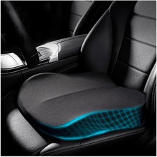 Autositzkissen Memory Foam Sitzkissen Orthopädisch Sitzerhöhung bequeme Autos...