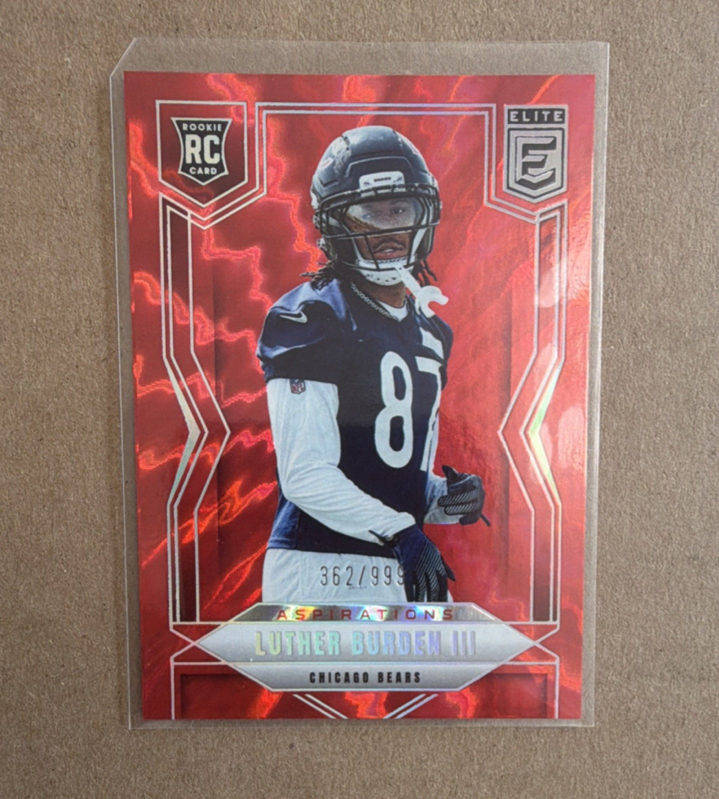 2025 Panini Donruss Elite Luther Burden III Rookie Aspirations /999 #118 Bears