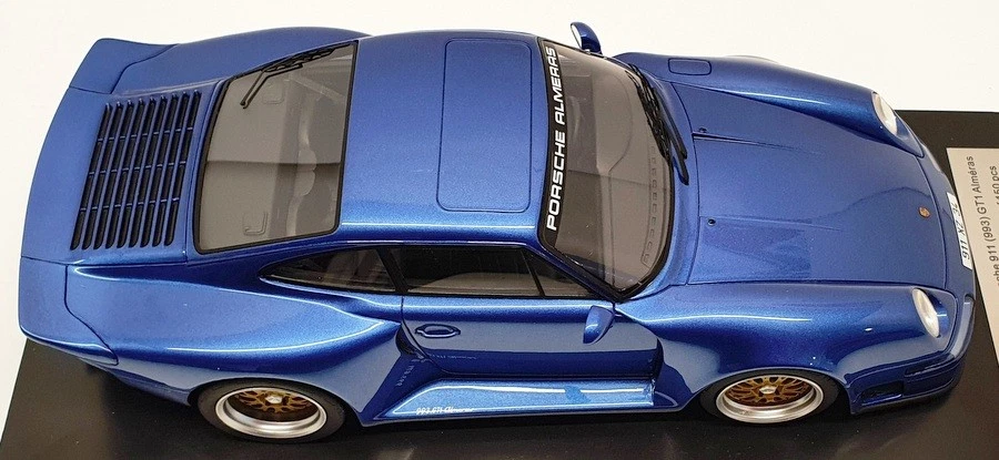 Kess Models 1/18 Scale Model KE18004A - Porsche 911 993 GT1 Aimeras - Met Blue — 第 3/4 张图片