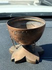 1928-1935 Okinawa Maritime Copper Vessel Chained Lotus Base Japanese Ceremonial — photo 8