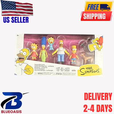 #ad The Simpsons Family 2.5quot; Multi Pack 7 Figure Set JAKKS Pacific New Box Wave 1 $36.99