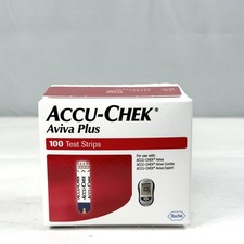 100 Accu Chek Aviva Plus Test Strips Exp 06/2016
