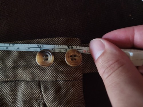 Paul Stuart Closet Staple Tan Brown Nailhead Pleated Suit US 44 / 39 x 31 - Picture 9 of 13