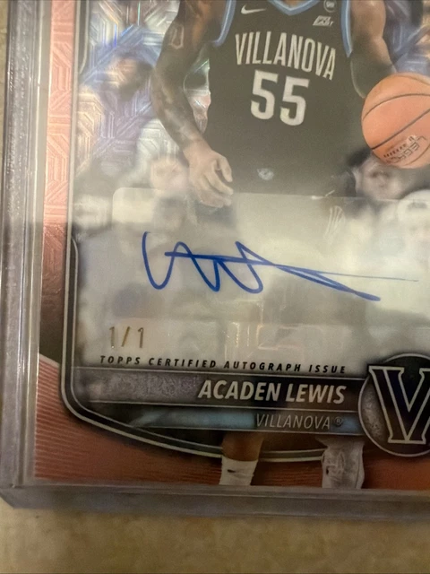 Acaden Lewis Rose Gold Auto 1/1 Bowman Chrome 2025-2026