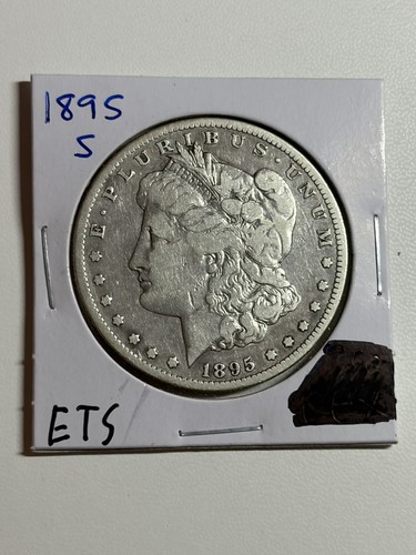 1895-S Morgan Silver Dollar VF Details Key Date San Francisco Mint