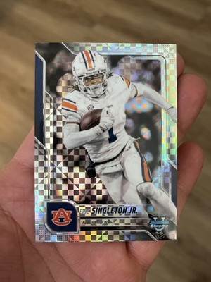 2025 Bowman University Chrome - Eric Singleton Jr. #186 X-Fractor (RC)