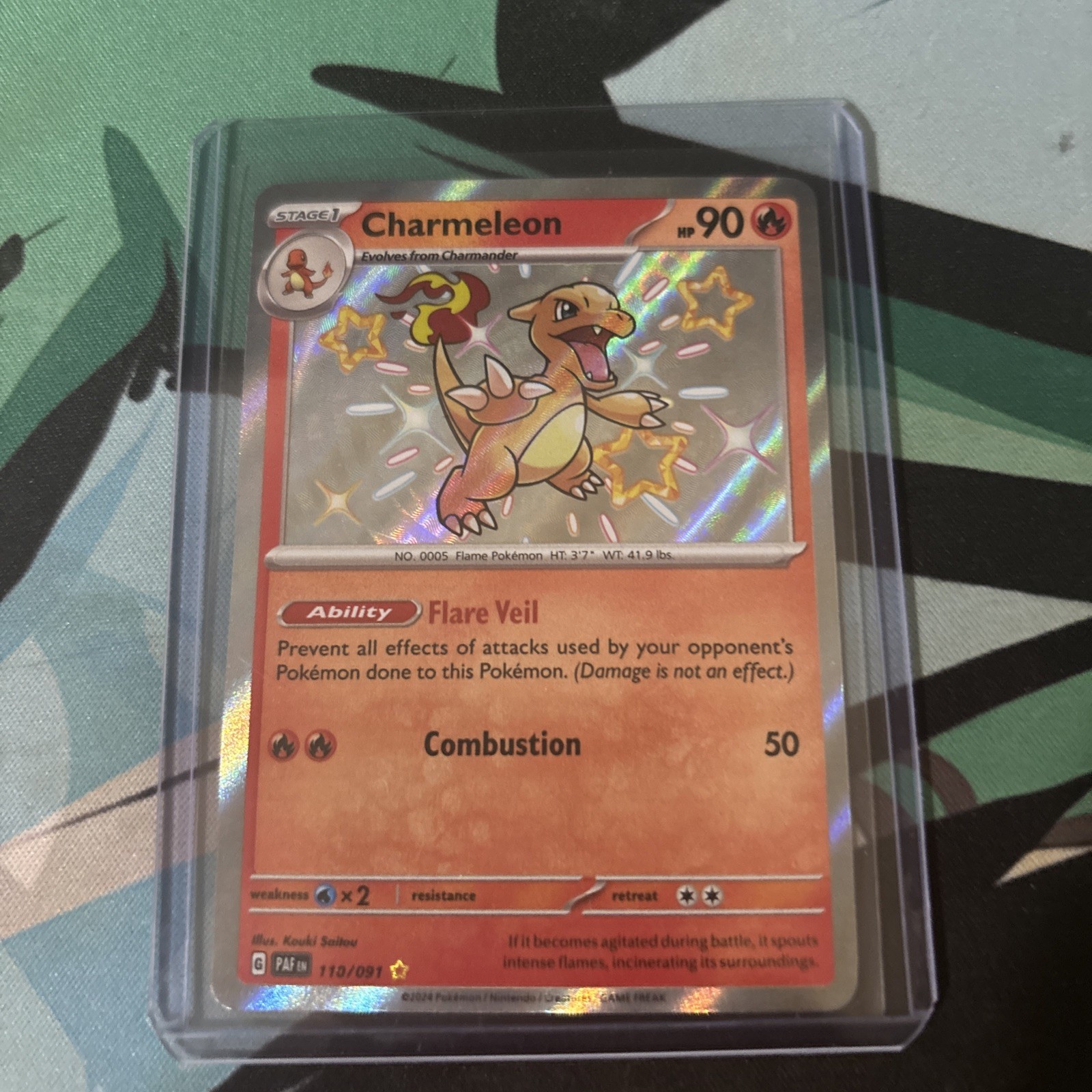 Charmeleon 110/091 SV: Paldean Fates Holo