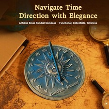 Schöne dekorative 8" Sonnenaufgang ~ Sonnenuntergang Garten Sonnenuhr Haus, Büro & Outdoor Dez