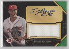 2016 Triple Threads Unity Jumbo Relics Emerald 26/50 Raisel Iglesias Auto s3g